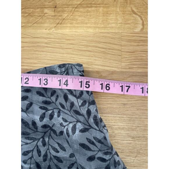 Vintage Old Navy Maxi Skirt Size 10 Grey Floral Y2K Fairy Grunge - Picture 5 of 6